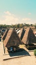 Traditional village from Sumbawa Island Royalty Free Stock Photo