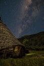 Milkyway on Flores Island - Indonesia Royalty Free Stock Photo