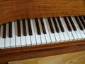 Traditional vintage old piano