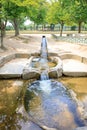 Traditional water filter system at Donggung Palace in Gyeongju, Royalty Free Stock Photo