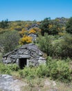 Traditional water mills on Soajo mountains in Spring