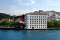 Traditional waterfront houses on the Bosphorus Royalty Free Stock Photo