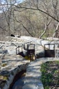 Traditional watermill in Agios Germanos, Prespes