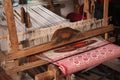 Traditional weaving loom Royalty Free Stock Photo