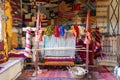 Traditional weaving machine used to produce famous Berber carpets, Morocco Royalty Free Stock Photo