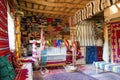 Traditional weaving machine used to produce famous Berber carpets, Morocco Royalty Free Stock Photo