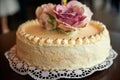 traditional wedding cake dessert Royalty Free Stock Photo