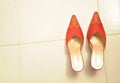 Traditional wedding shoes. Royalty Free Stock Photo