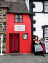 The smallest house in Great Britain in Conwy, Wales, UK