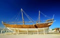 Traditional wharft for wooden dhaus in Sur Royalty Free Stock Photo