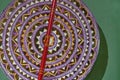 Wheel of samsara in a Buddhist temple, Sri Lanka