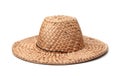 Traditional wide brimmed straw hat Royalty Free Stock Photo