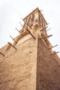 Traditional wind tower in old Dubai Royalty Free Stock Photo