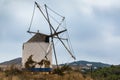 Windmill in Budens, southwestern coast of Portugal Royalty Free Stock Photo