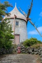 Traditional  windmill of Graciosa Island Royalty Free Stock Photo