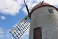 Traditional  windmill of Graciosa Island Royalty Free Stock Photo