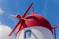 Traditional windmill on Graciosa Royalty Free Stock Photo