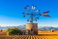 Traditional windmill on Majorca Royalty Free Stock Photo