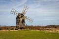 Traditional windmill of Ãâland Royalty Free Stock Photo