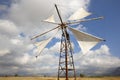 Traditional windmills in Lasithi plateau. Crete. Greece Royalty Free Stock Photo