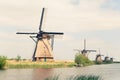 Traditional windmills in Netherlands