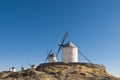 Traditional windmills in Spain