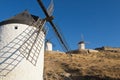 Traditional windmills in Spain