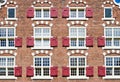 Traditional windows in Amsterdam houses