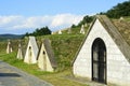 Traditional wine cellars in Tokaj region - Hercegkut Sarospatak