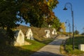 Traditional wine cellars in Tolcsva, Great Plain, North Hungary Royalty Free Stock Photo