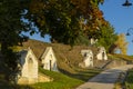 Traditional wine cellars in Tolcsva, Great Plain, North Hungary Royalty Free Stock Photo