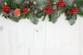 Traditional Winter Border Royalty Free Stock Photo