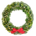 Traditional Winter and Christmas Wreath Royalty Free Stock Photo