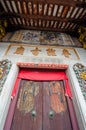 The traditional wodoen doors at Penang Loo Pun Hong chinese temple.