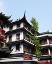 Traditional wood architecture of China Royalty Free Stock Photo