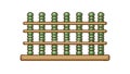 Traditional Wooden Abacus for Counting and Learning, vector design Generative AI Royalty Free Stock Photo