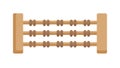 Traditional Wooden Abacus for Counting and Learning, vector design Generative AI Royalty Free Stock Photo