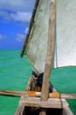 Dhow Boat In Zanzibar, Tanzania Royalty Free Stock Photo