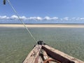 Dhow Indian Ocean Ilha dos Porcos Inhambane Mozambique Royalty Free Stock Photo
