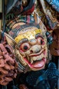 Traditional wooden balinese masks