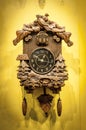 Traditional Wooden Cuckoo Clock Royalty Free Stock Photo