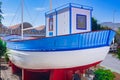 Traditional wooden fishing boat of Chanquete