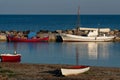 Fishing boats in Greece Royalty Free Stock Photo