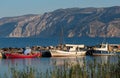 Fishing boats in Greece Royalty Free Stock Photo