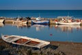 Fishing boats in Greece Royalty Free Stock Photo