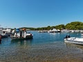 Boats Anchored at Koukounaries, Skiathos, Greece