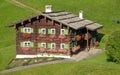 Traditional wooden House,Kleinwalsertal,Austria Royalty Free Stock Photo