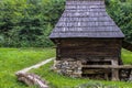 Traditional wooden house from Romania Royalty Free Stock Photo