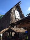 Traditional Wooden House and Village at Lombok Island