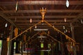 Traditional wooden houses in the Kuching to Sarawak Culture village. Interior Malaysia